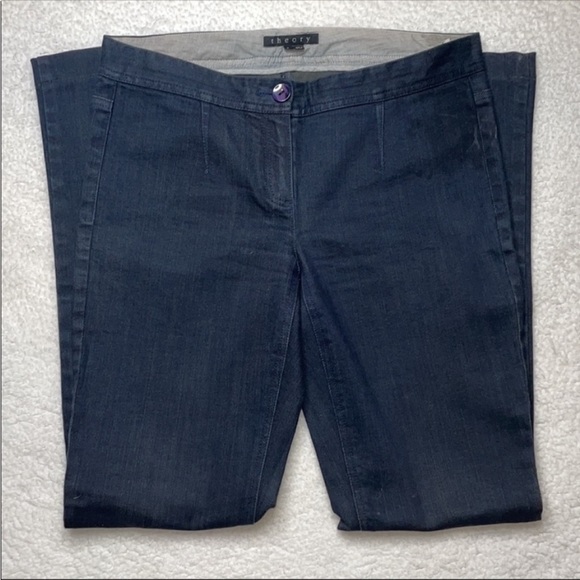 Theory Pants Stretch Navy Blue Dress Business Pants
Size 6 - Picture 9 of 10